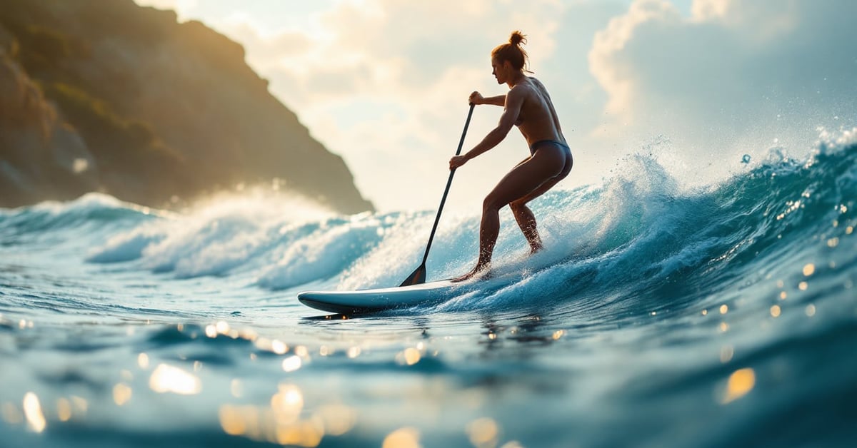 Stand Up Paddle Windsup : la planche gonflable qui fait aussi du windsurf