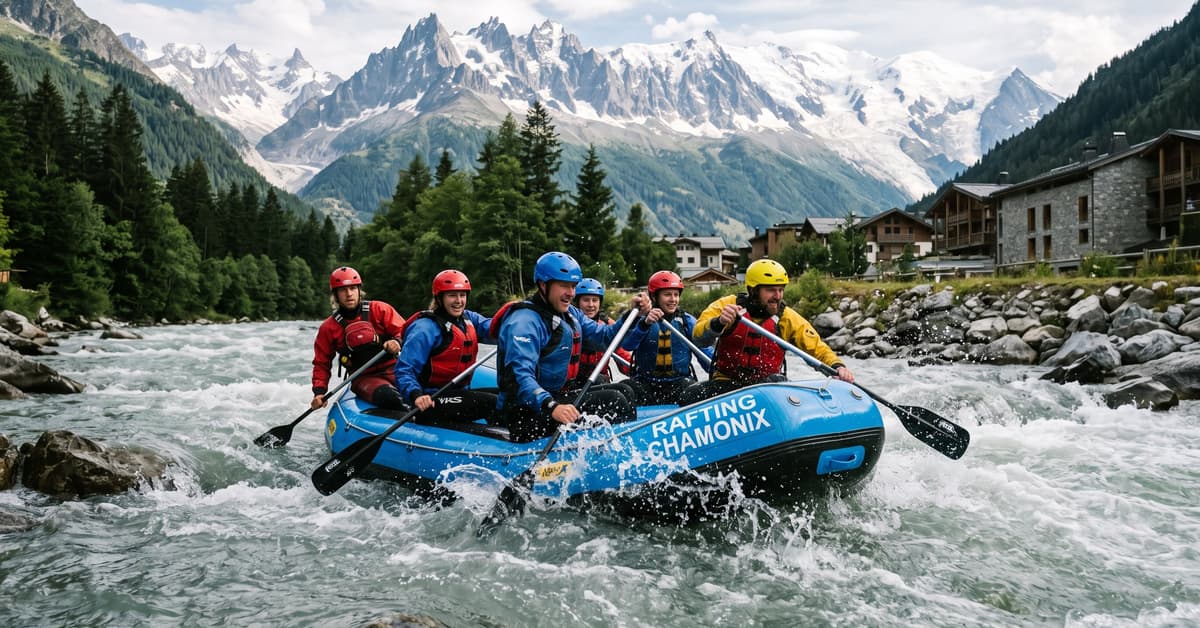 Rafting à Chamonix : descendre l’Arve en eaux vives
