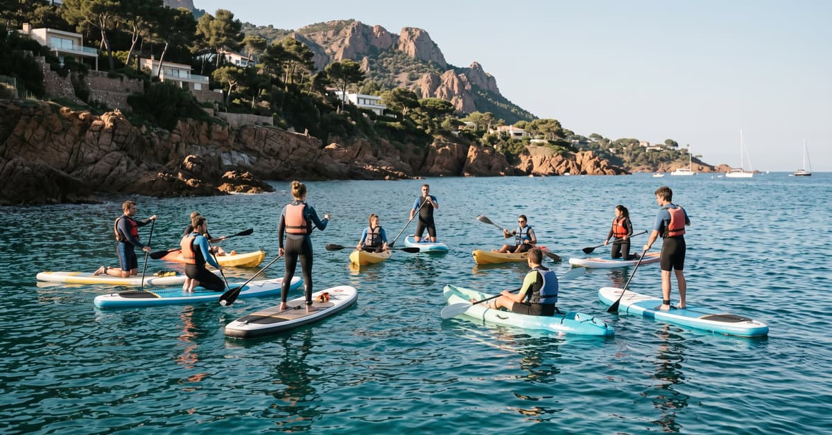 Stand up paddle et kayak à Cannes : où partir en évasion sur l’eau ?