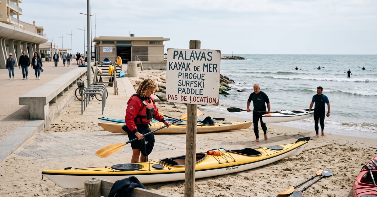 Activités Nautiques à Palavas : Kayak, Pirogue, Surfski et Paddle (sans location)