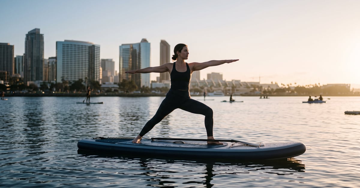Yoga sur stand up paddle : pratiquer l’équilibre sur l’eau